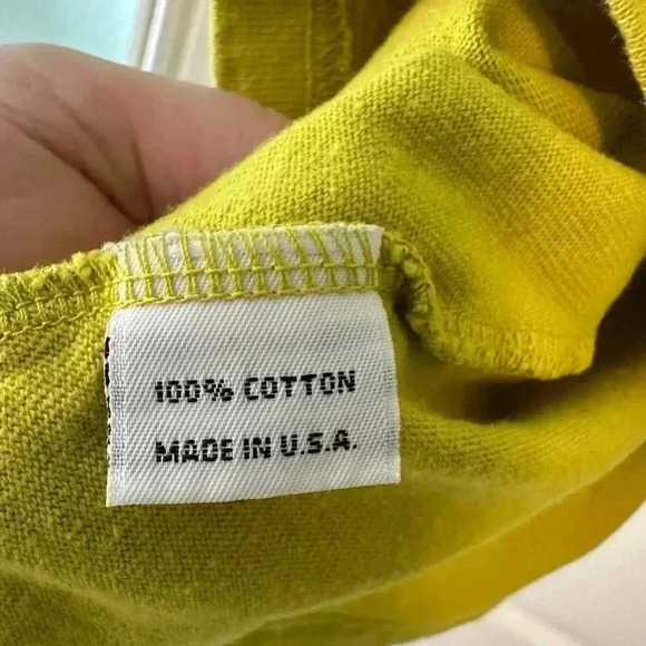 Bryn Walker Women’s Tunic Top Medium Charlie Shirt Blouse Green Shark Bite Hem - Picture 5 of 5